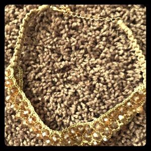 gold jewel choker